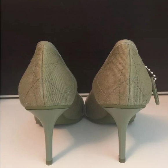 ❌SOLD❌ New Authentic Christian Dior Pump Heel Shoes w/ Silver Hardware 38.5 - Picture 4 of 7